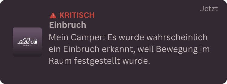 ellioS warnt beim Einbruch